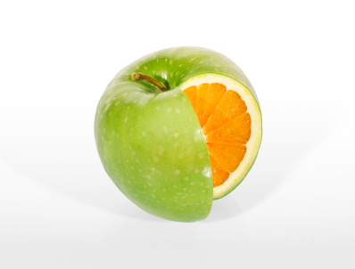 Orange in Apple